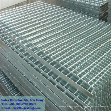 Galvaniser grille hdg, grille galvanisée, grille en acier galvanisé